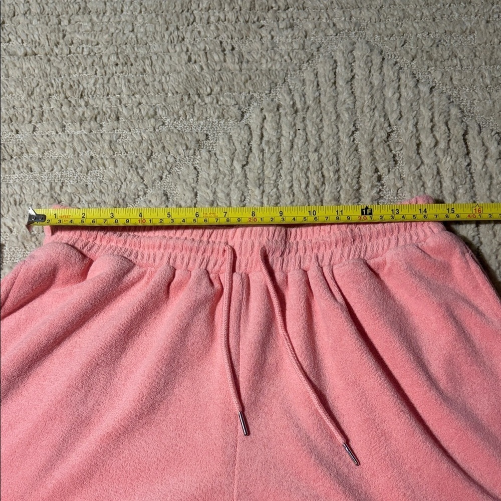 MABLE Terry Cloth Collared Short Set Preppy Casual Top: small Bottoms: large - Picture 12 of 16